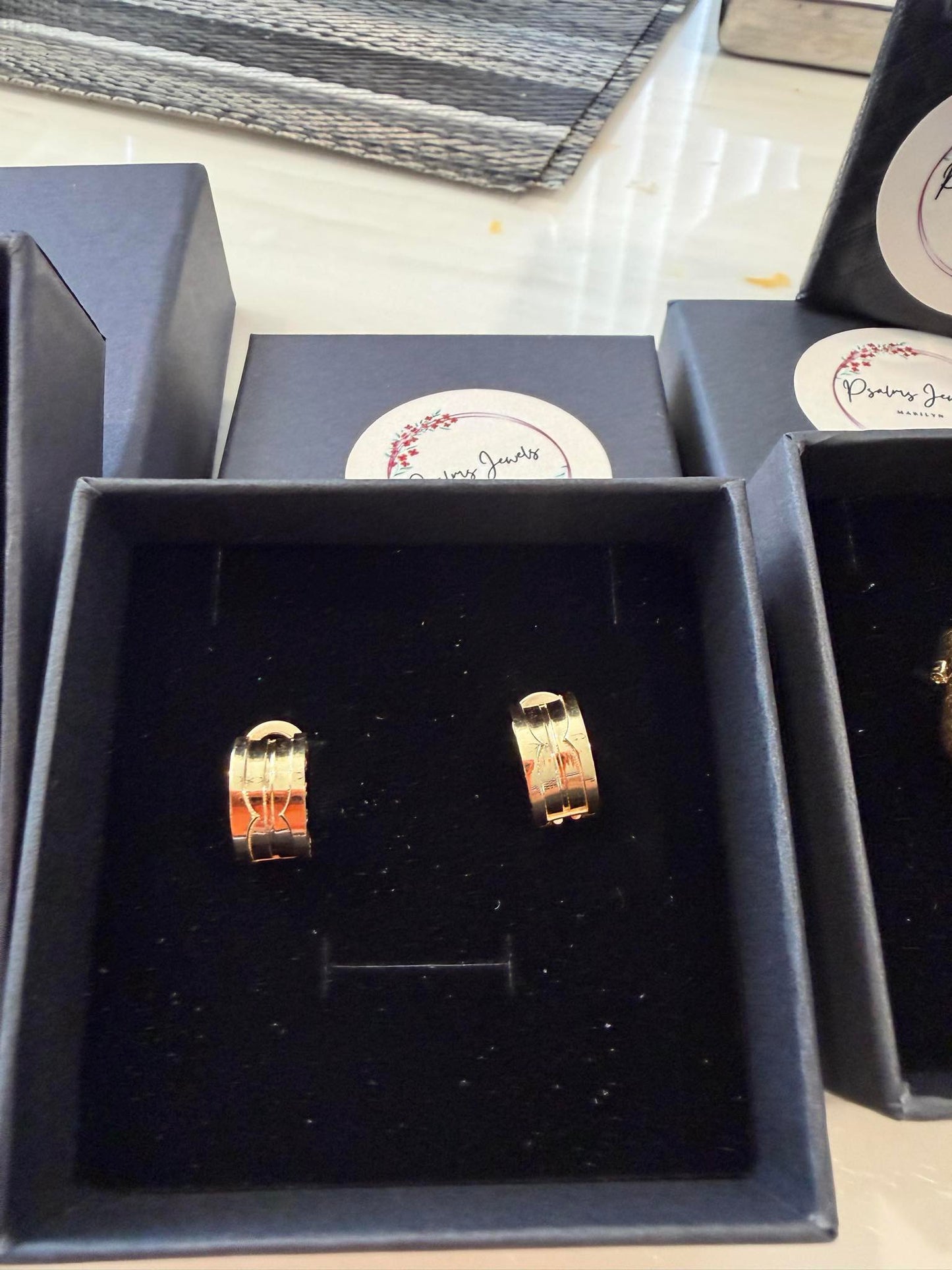 Teardrop and clip on earrings