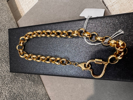 Tauco bracelet with heart caraviner