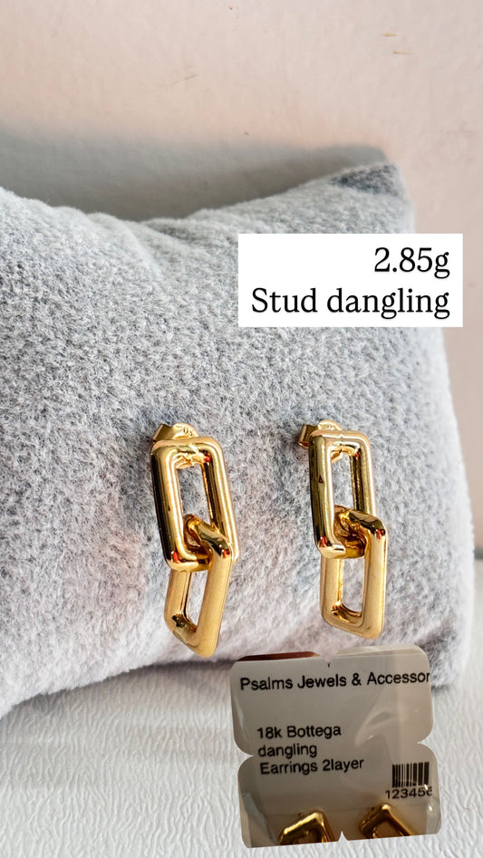 2 tier earring