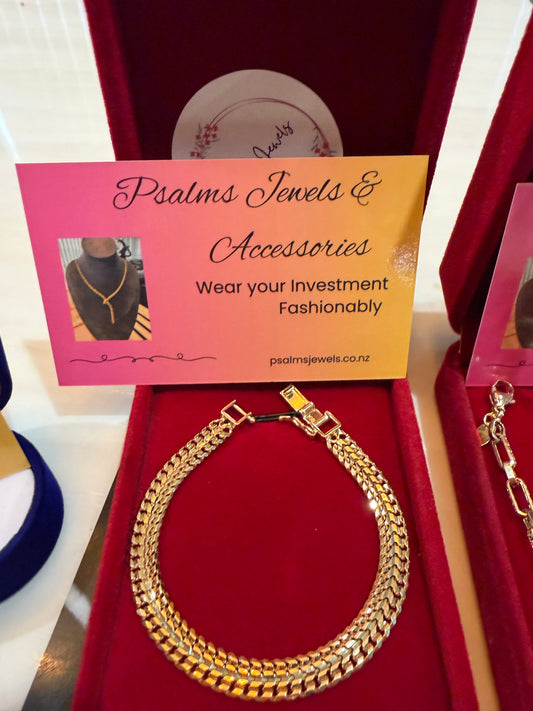Heartbiz bracelet Japan gold