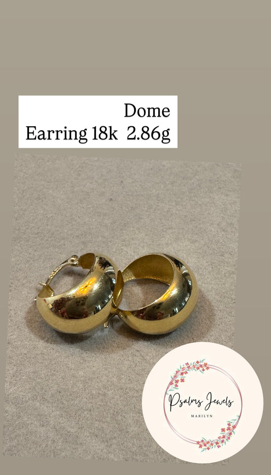 Loop Dome plain earring