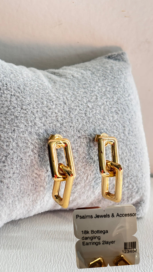 2 tier earring