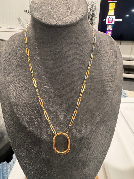 Carabiner necklace