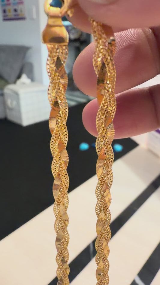 21karat braided chain